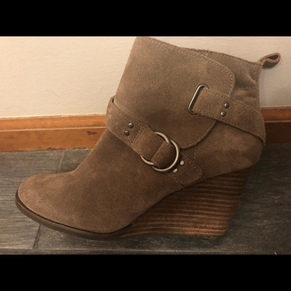 Taupe Lucky Booties